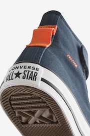 Converse Navy Junior Chuck Taylor All Star 1V Trainers - Image 9 of 9