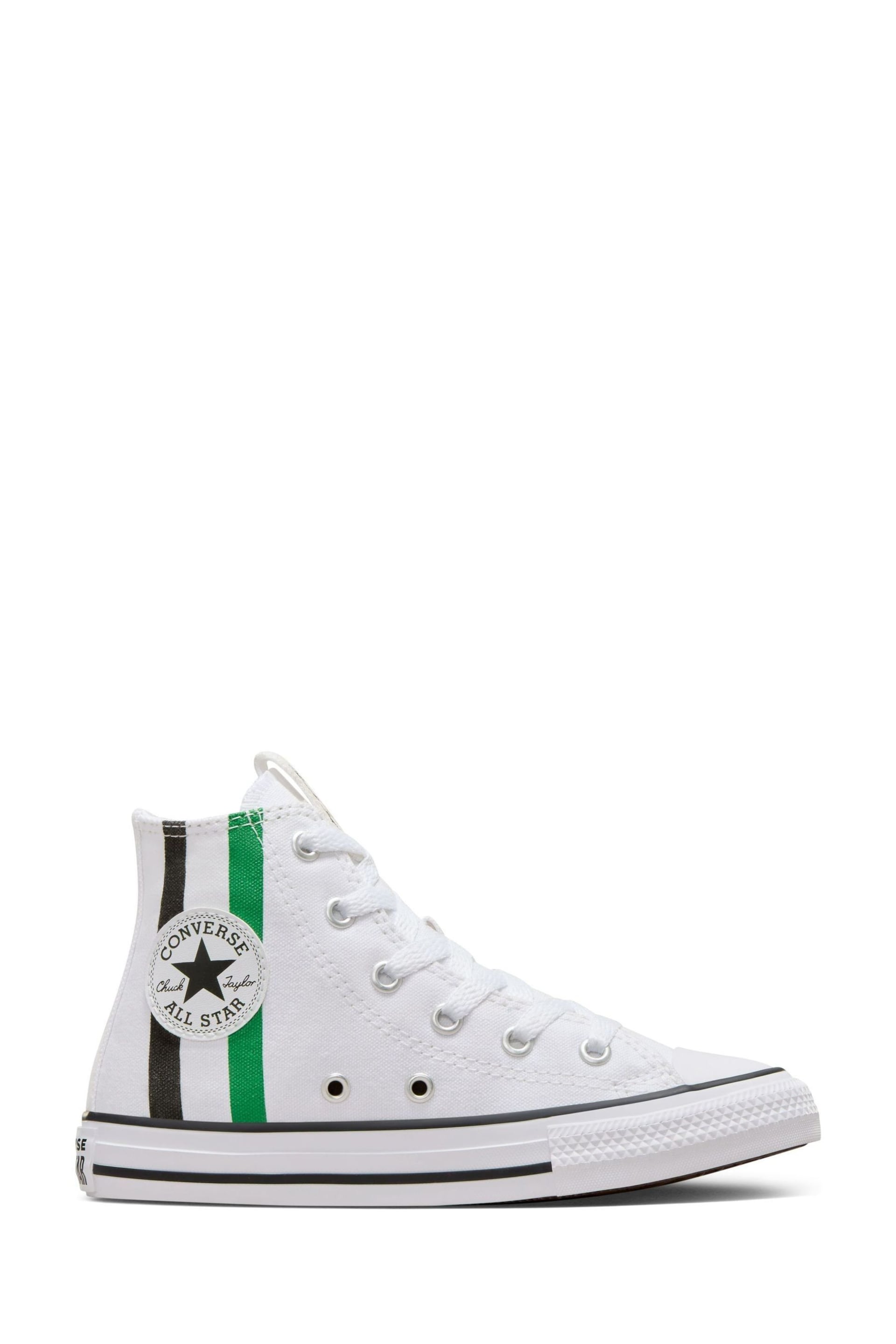 Converse Green Junior Chuck Taylor All Star Trainers - Image 1 of 11