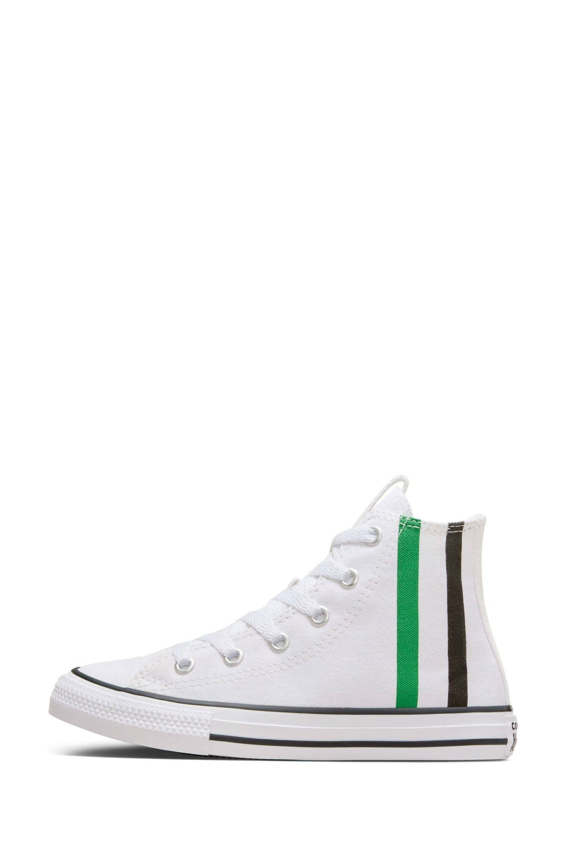 Converse Green Junior Chuck Taylor All Star Trainers - Image 10 of 11