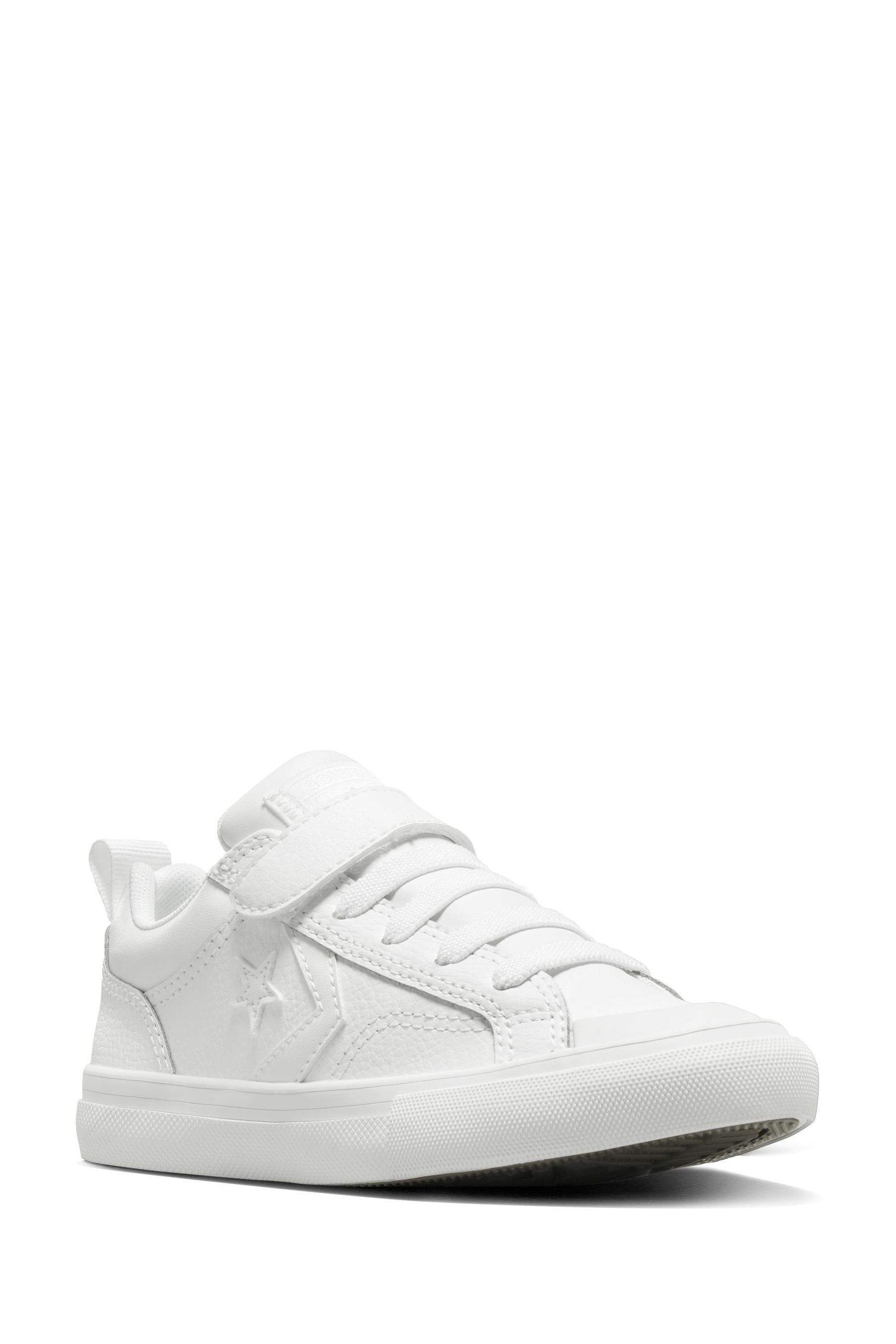 Buy Converse White Pro Blaze Strap Ox Junior Trainers from Next Singapore