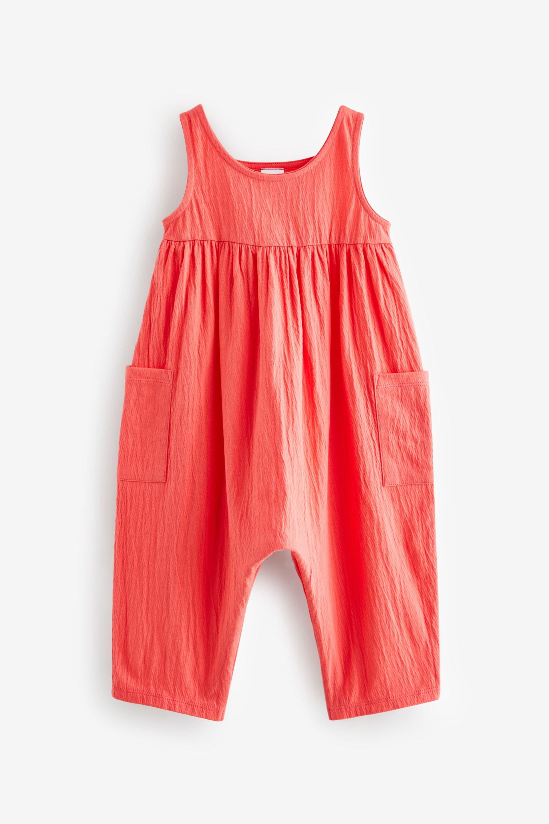 Coral Pink Sleeveless Jumpsuit (3mths-7yrs) - Image 5 of 7