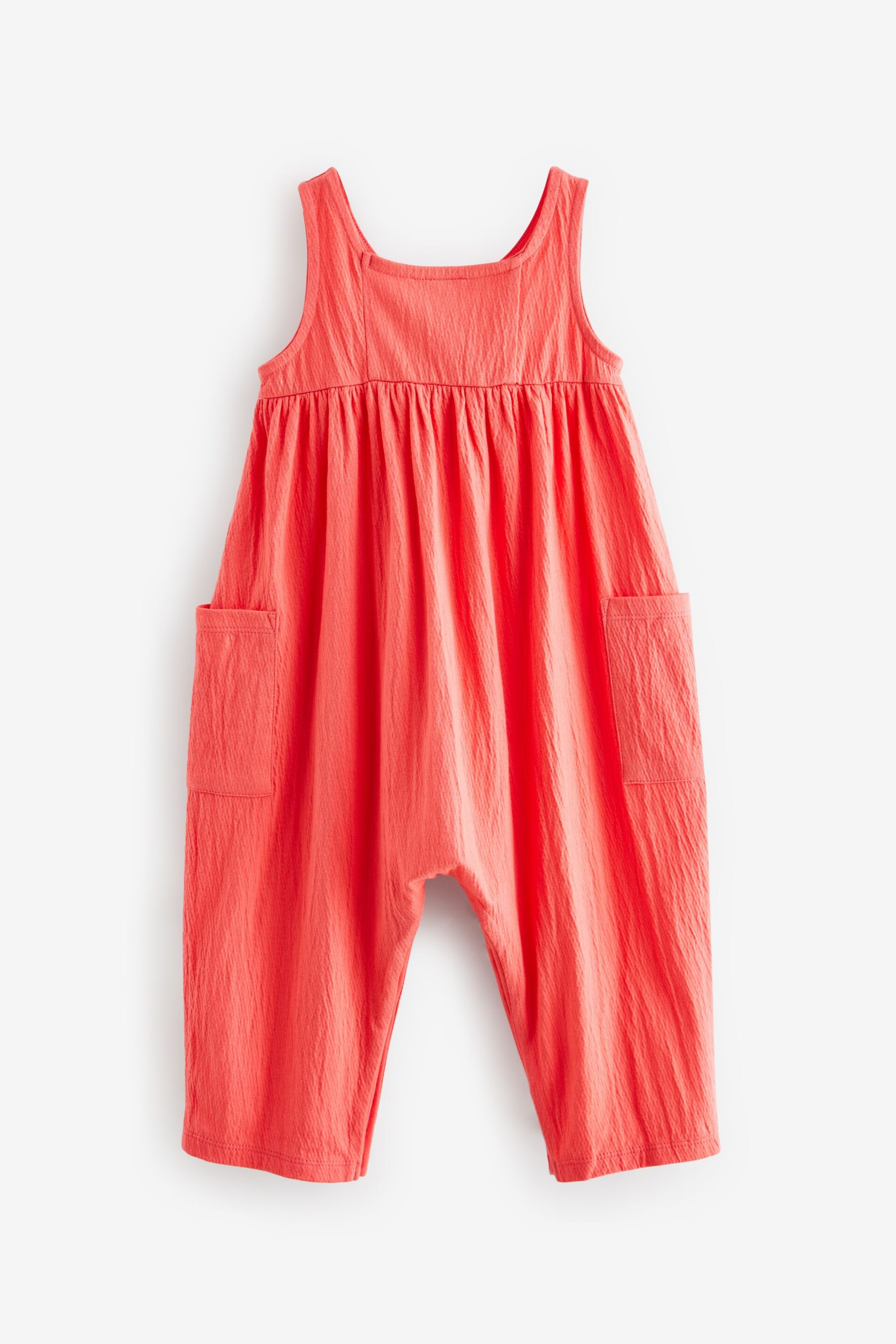 Coral Pink Sleeveless Jumpsuit (3mths-7yrs) - Image 6 of 7