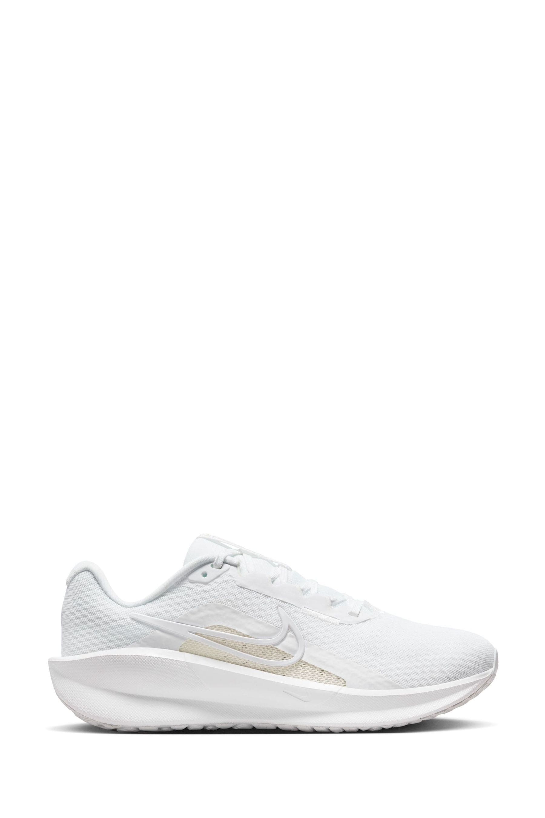 Buy Nike White Downshifter 13 Road Running Trainers from the Next UK online shop