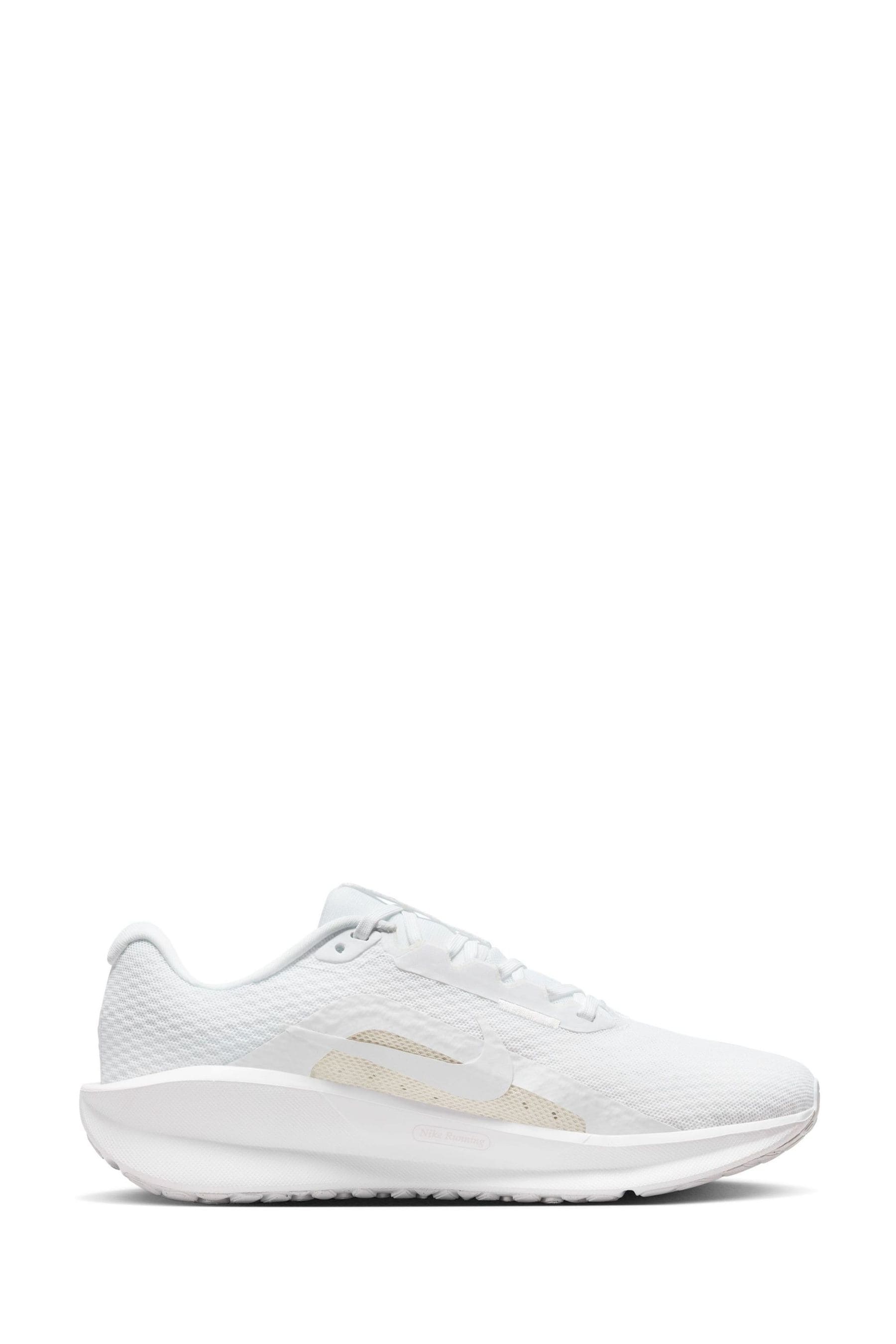 Buy Nike White Downshifter 13 Road Running Trainers from the Next UK online shop