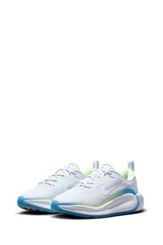 Nike White/Blue Youth Infinity Flow Running Trainers - Image 5 of 11