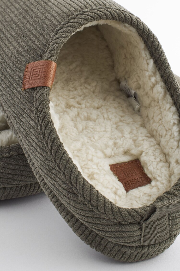 Stone Natural Corduroy Slipper Mules - Image 5 of 8