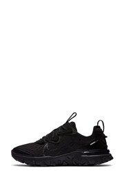 Nike Black React Vision Youth Trainers - Image 2 of 10