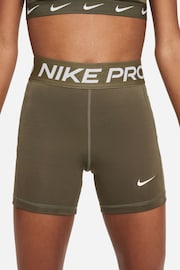 Nike Brown Pro 3 Inch Period Leak Protection Shorts - Image 3 of 5