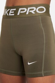 Nike Brown Pro 3 Inch Period Leak Protection Shorts - Image 4 of 5