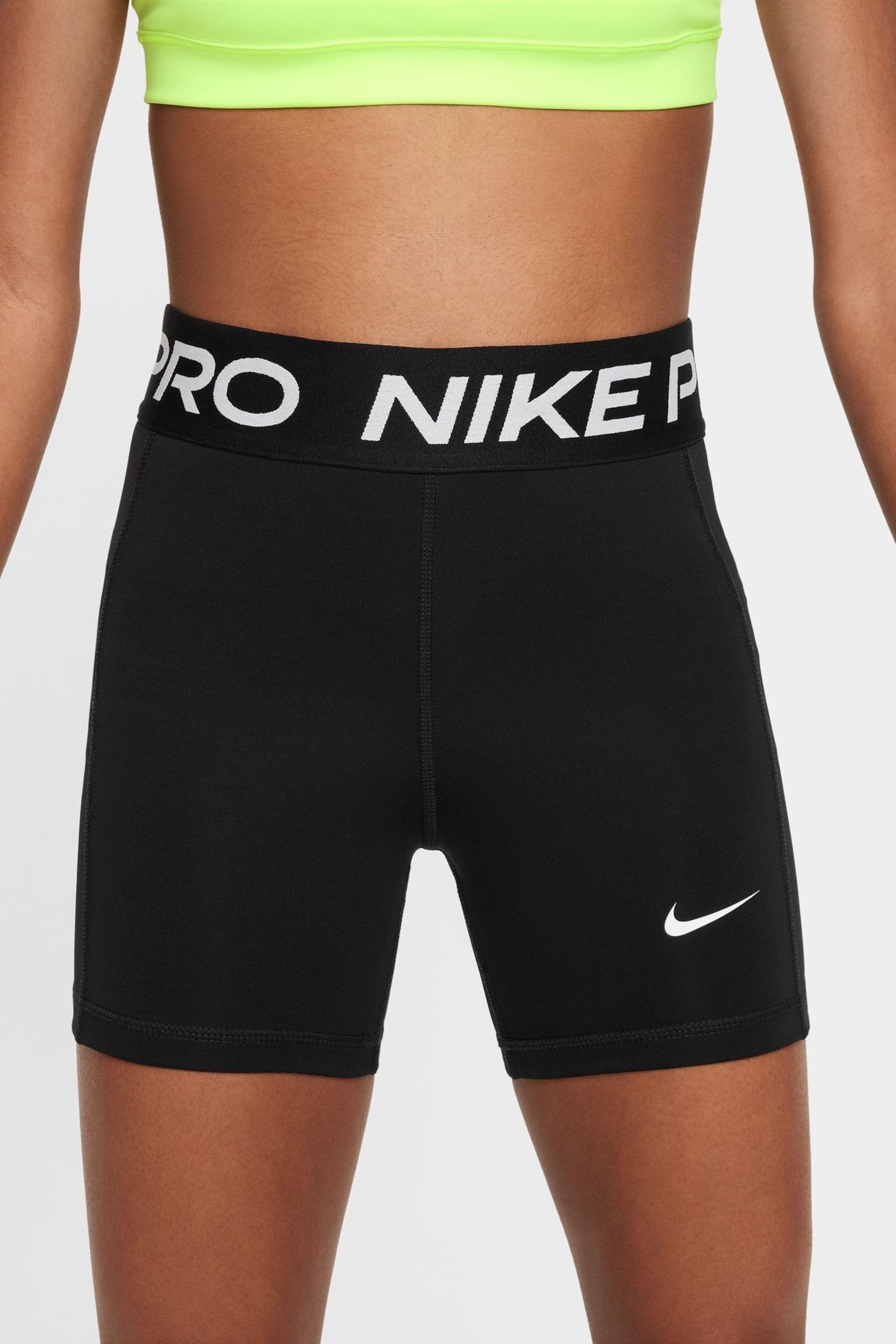 Nike Black Pro 3 Inch Period Leak Protection Shorts - Image 2 of 6