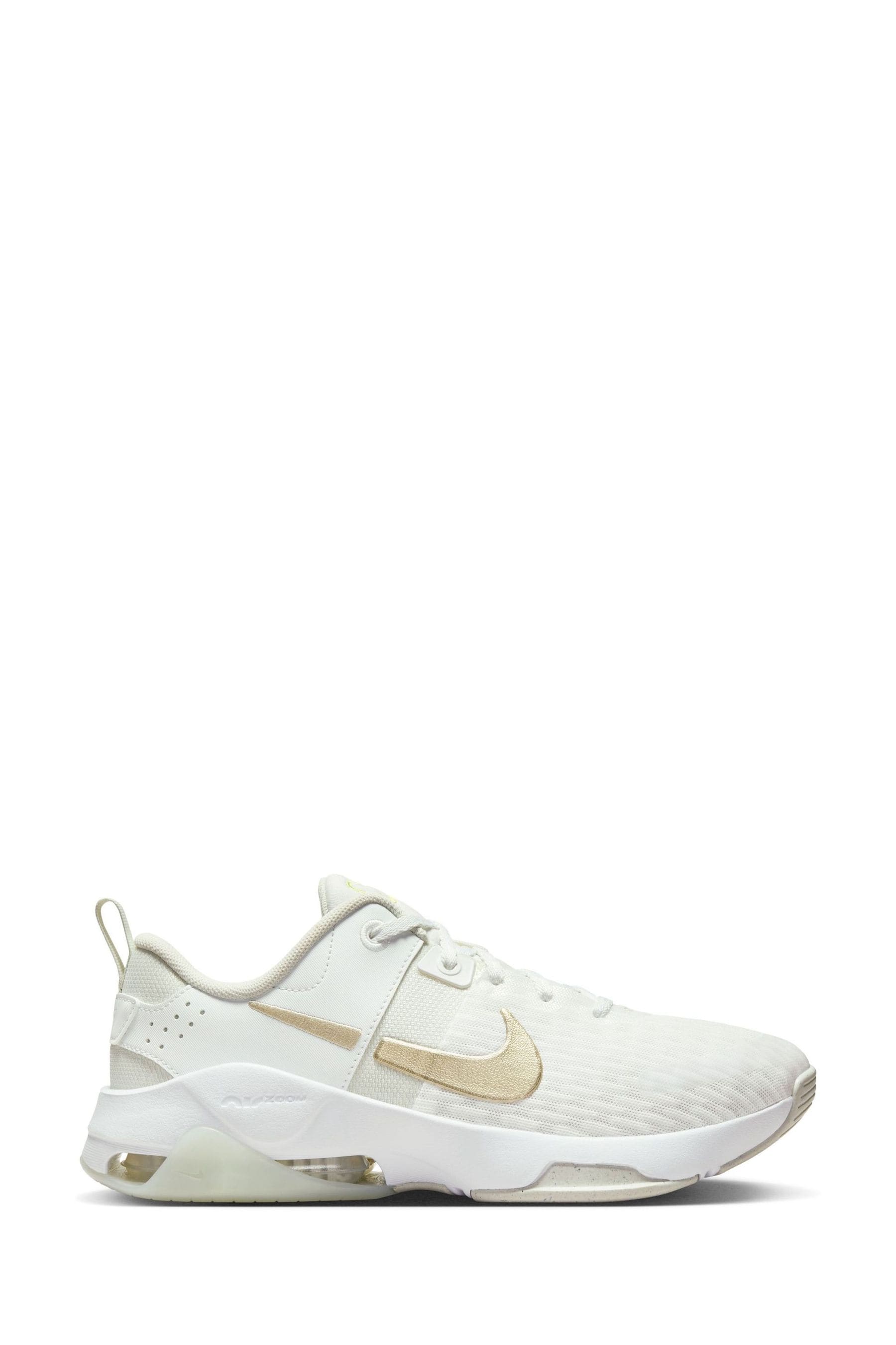 Buy Nike White Gold Zoom Bella 6 Gym Trainers from the Next UK online shop