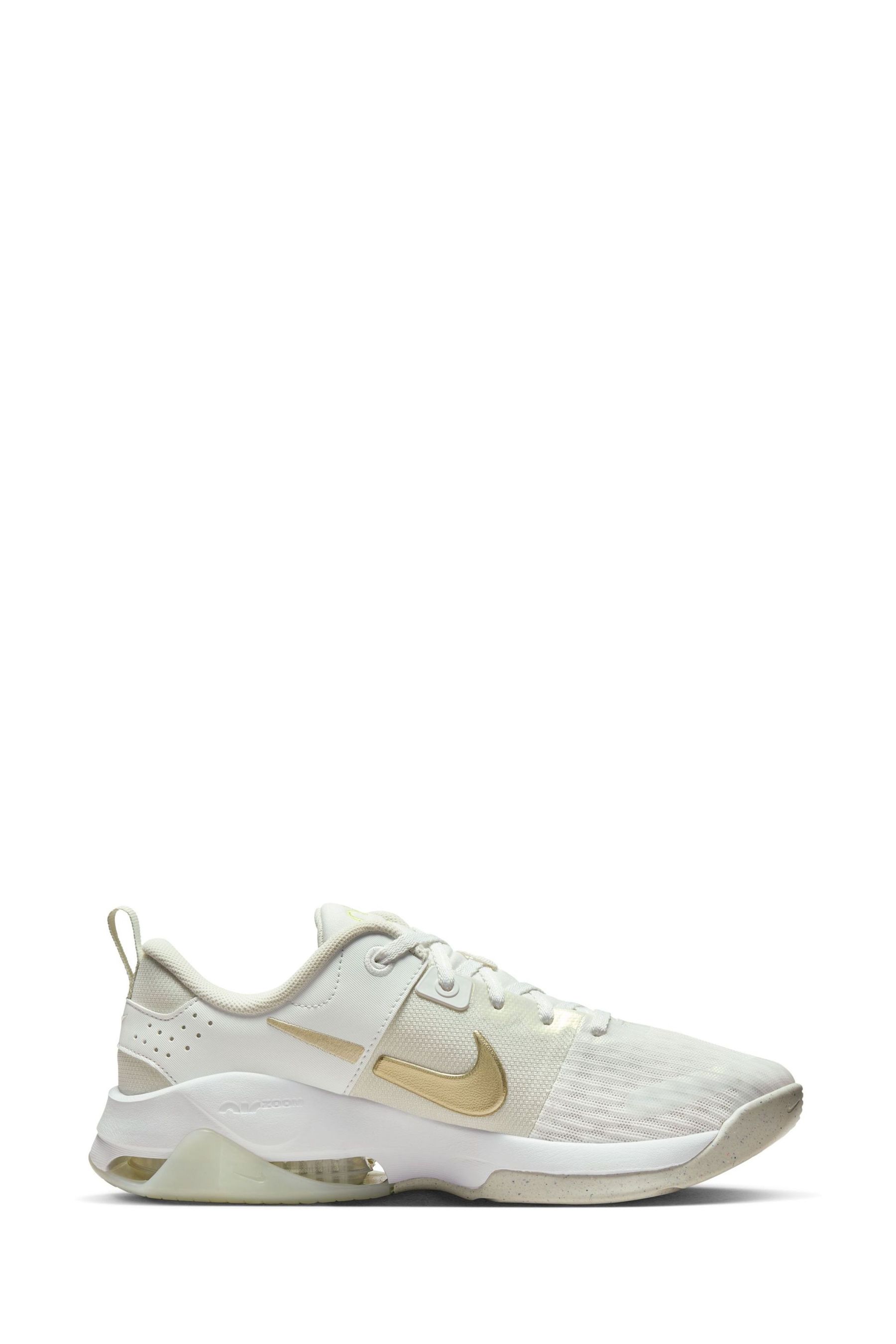 Nike white with gold shop