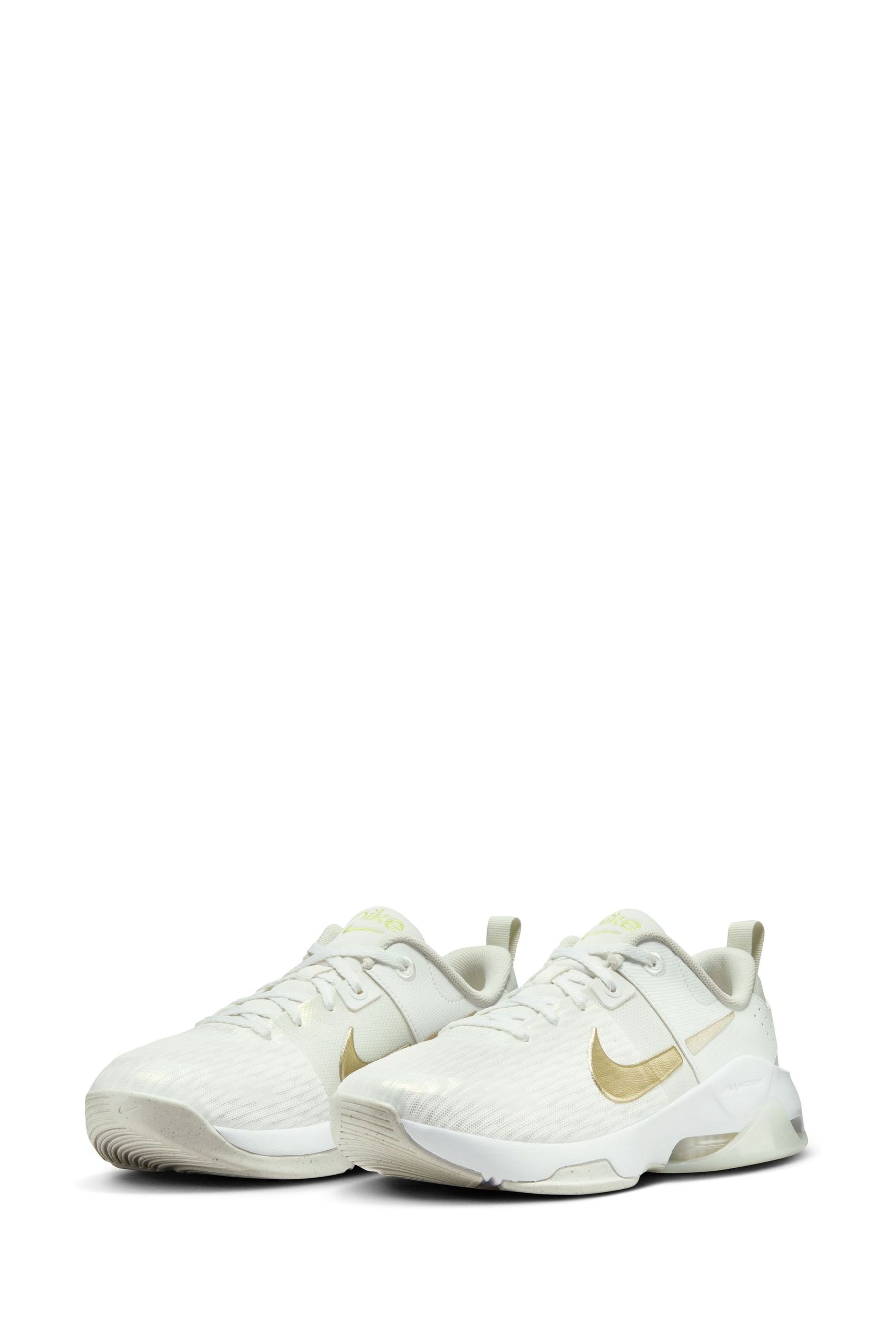 Buy Nike White Gold Zoom Bella 6 Gym Trainers from the Next UK online shop