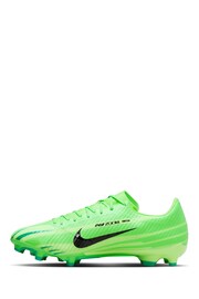 Nike Barely Green/Gold Zoom Vapor 15 Academy Multi Ground Football Boots - Image 4 of 11