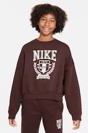 Nike Brown Trend Crew Neck T-Shirt - Image 1 of 4