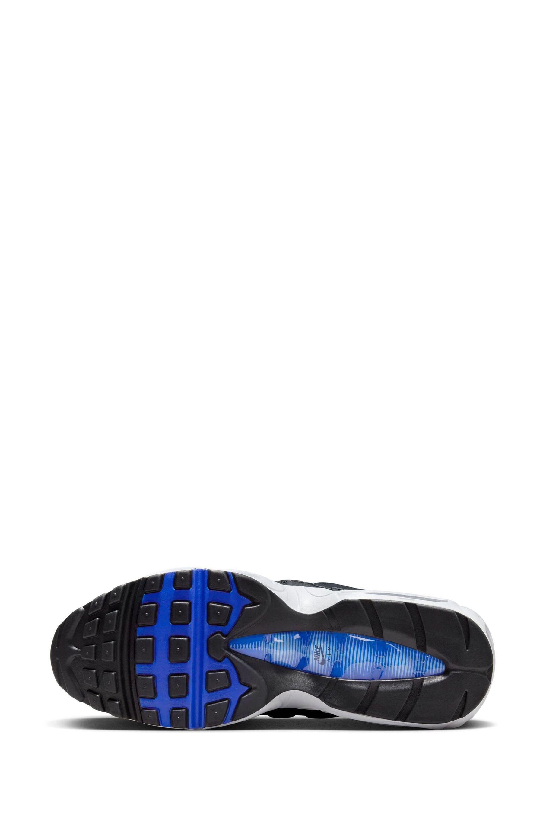 Buy Nike Black Blue Air Max 95 Trainers from Next Luxembourg