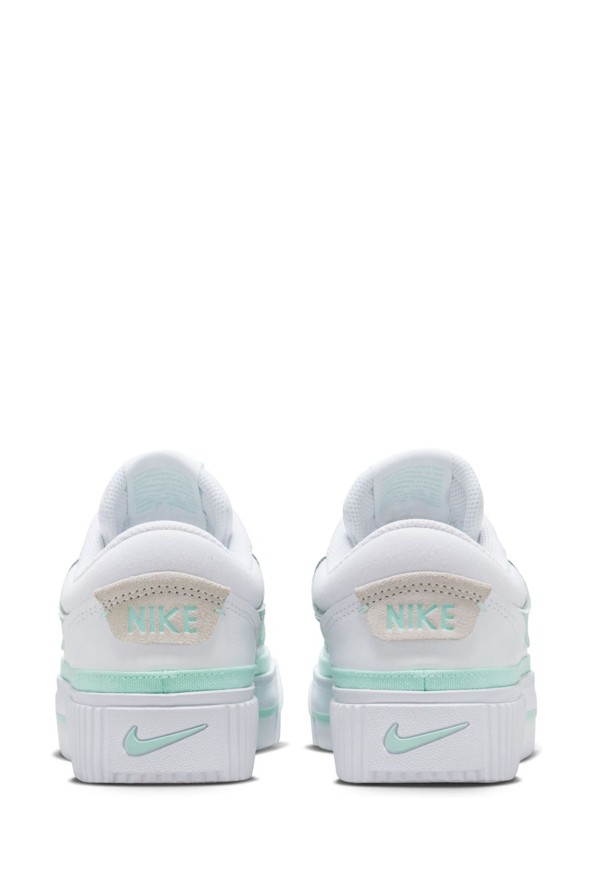 Nike White Court Legacy Lift Trainers - Image 6 of 11