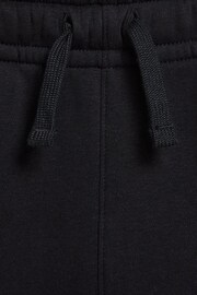 Nike Black Swoosh Fleece Cargo Joggers - Image 4 of 7