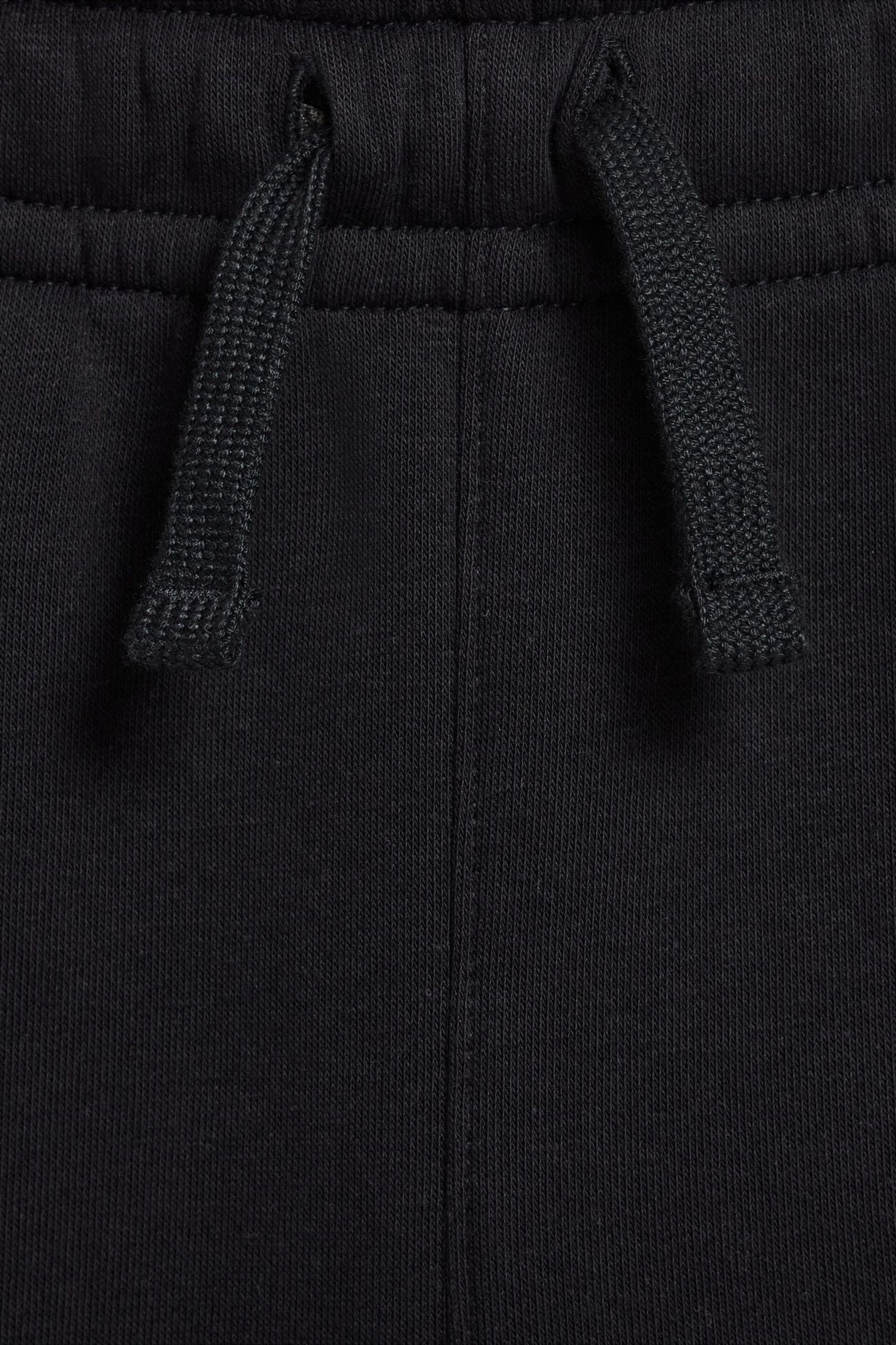 Nike Black Swoosh Fleece Cargo Joggers - Image 4 of 7