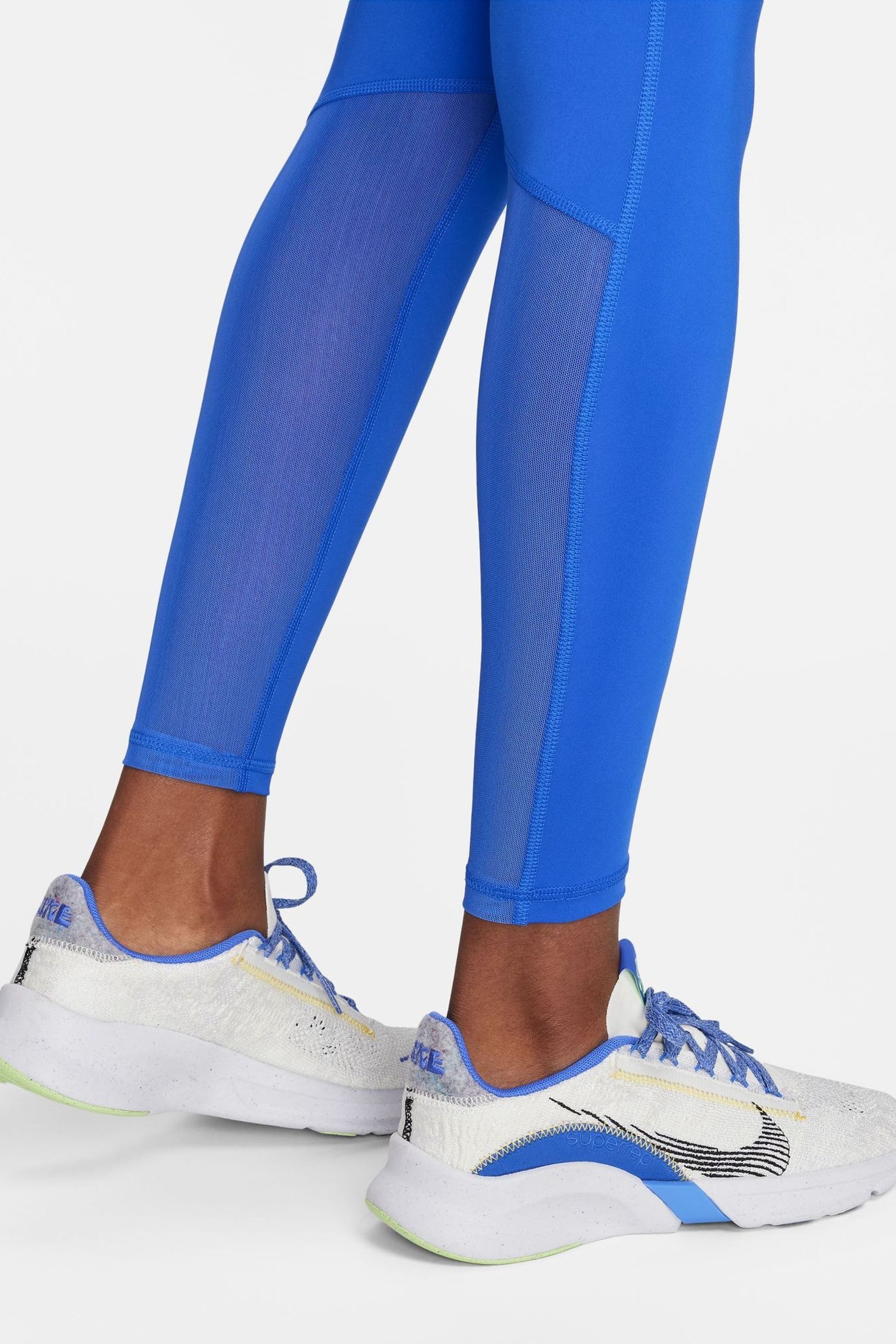 Off white nike blue leggings shop