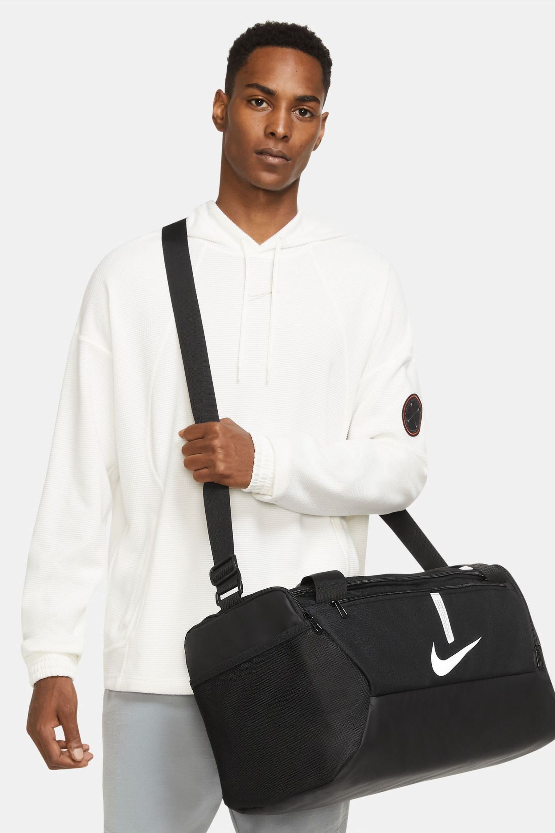 Buy Nike Black Small Academy Team Football Duffel Bag 41L from the Next UK online shop