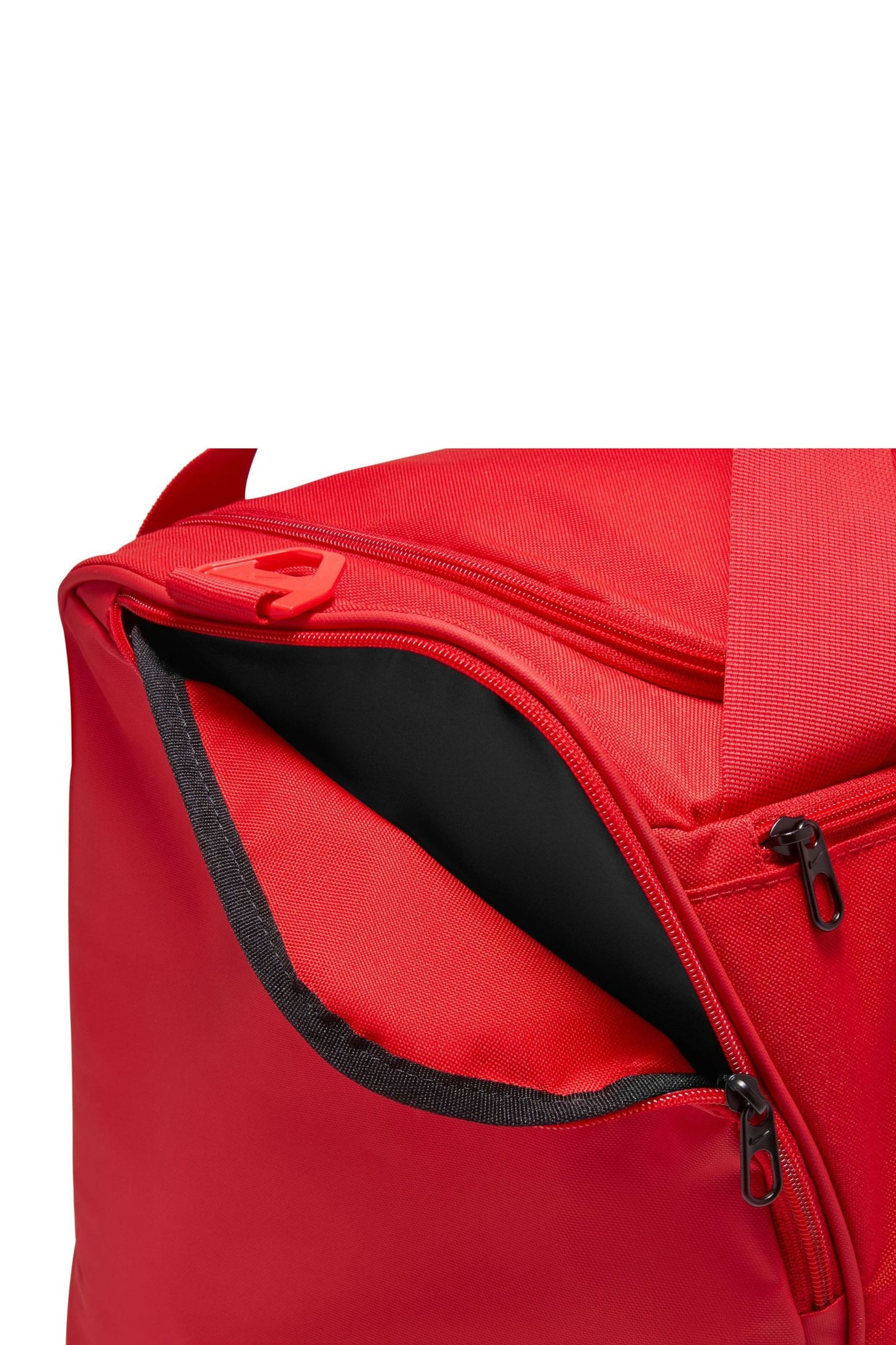 Nike Red Medium Academy Team Football Duffel Bag 60L - Image 10 of 11