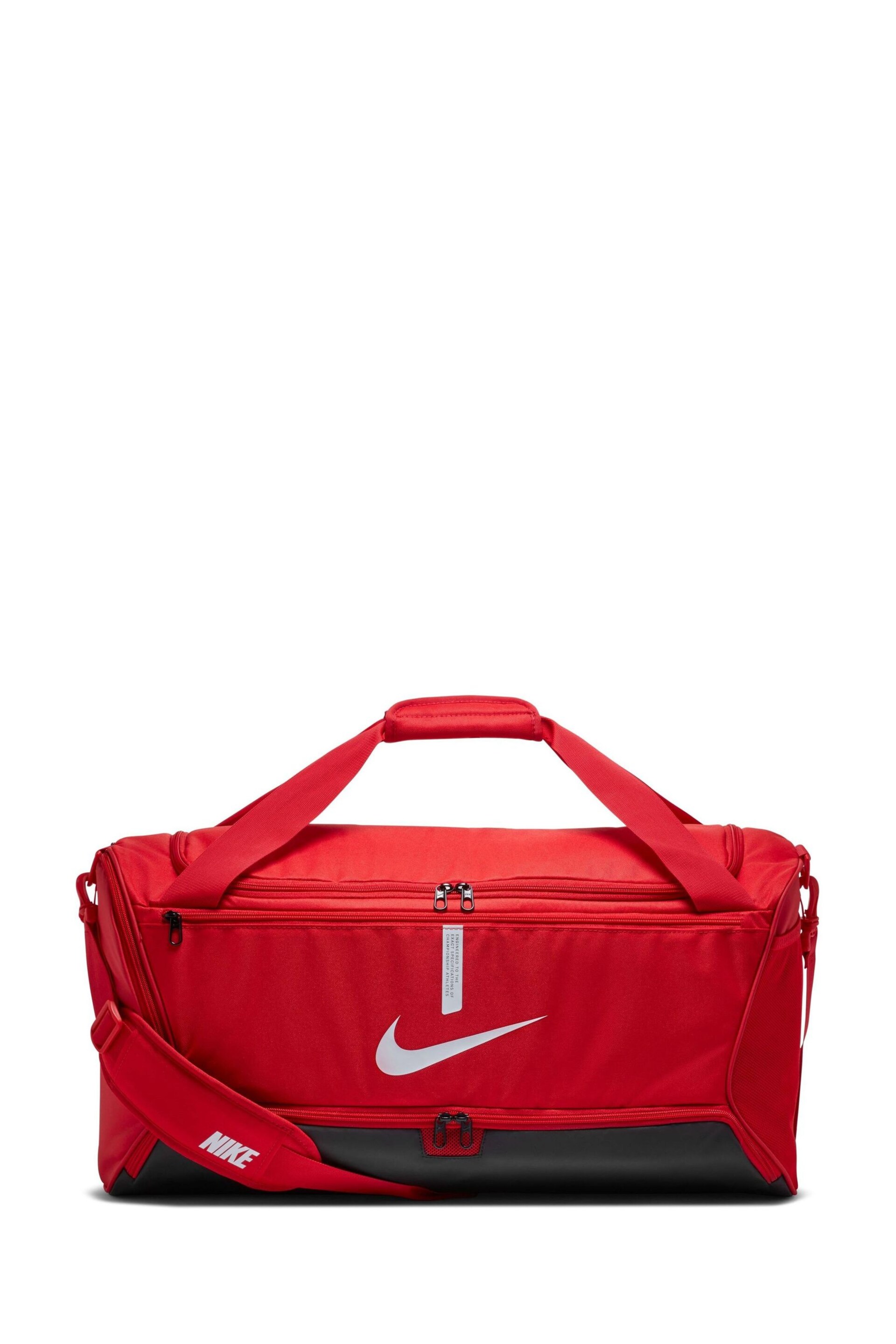 Nike Red Medium Academy Team Football Duffel Bag 60L - Image 3 of 11