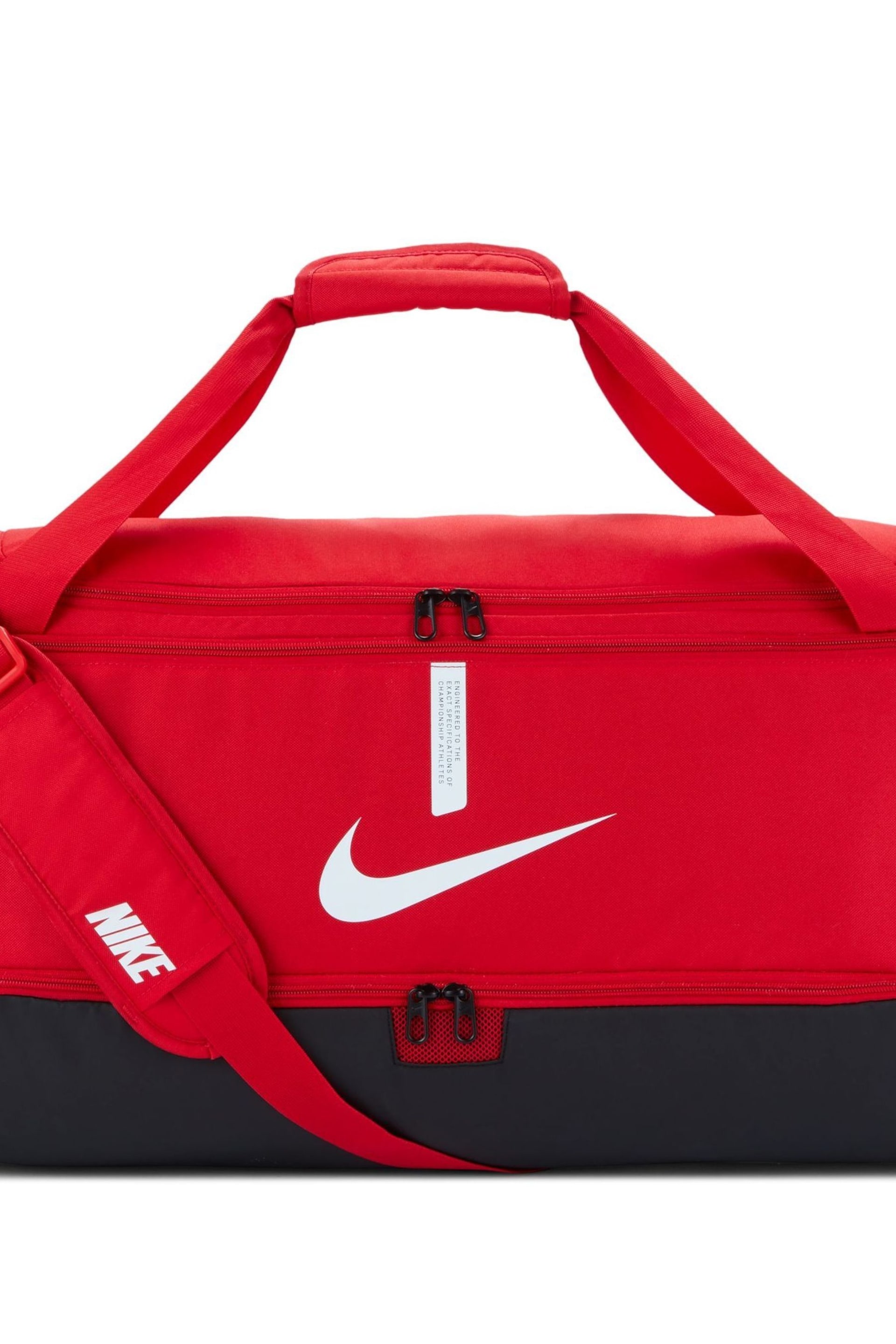 Nike Red Medium Academy Team Football Duffel Bag 60L - Image 8 of 11