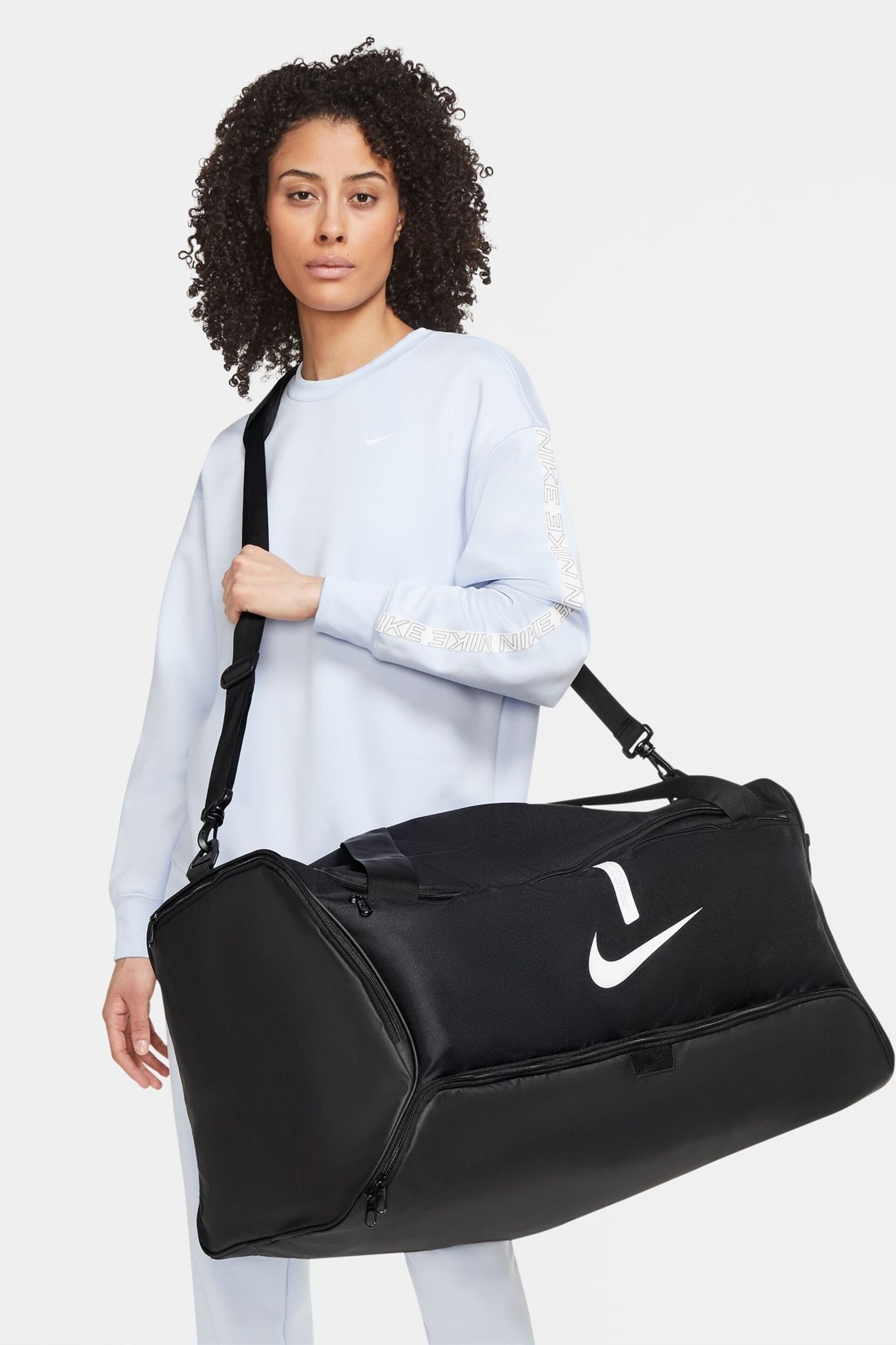 Nike Black Academy Large Team Football Duffel Bag (95L) - Image 1 of 7