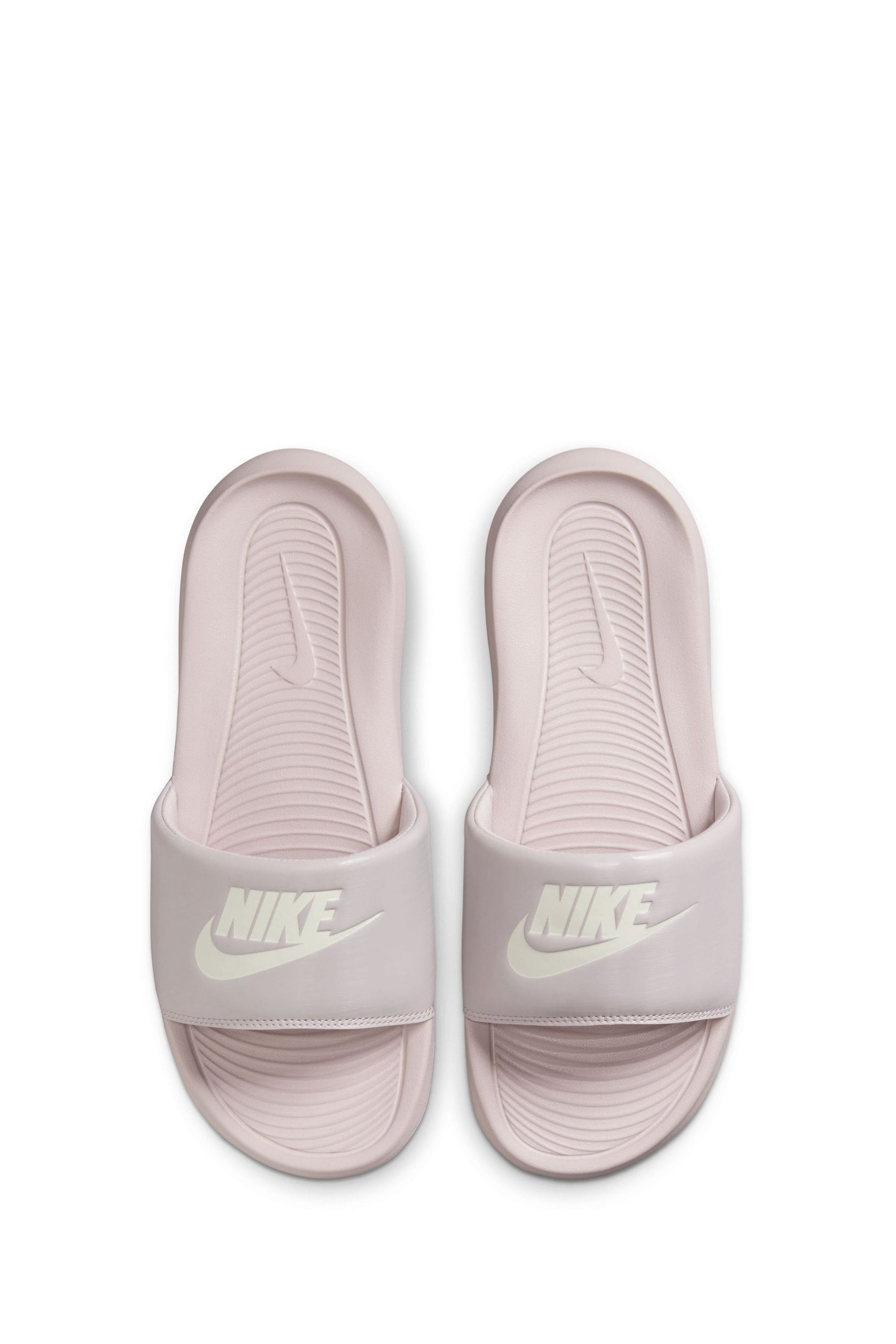 Purple slides nike online