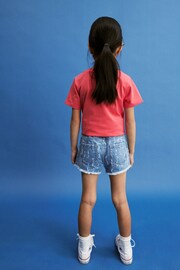 Destroy Regular Length Frayed Edge Shorts (3-16yrs) - Image 3 of 7