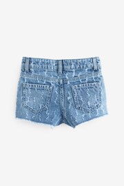 Destroy Regular Length Frayed Edge Shorts (3-16yrs) - Image 6 of 7