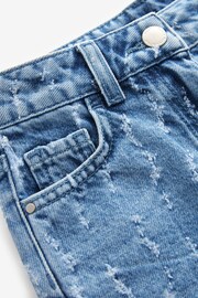 Destroy Regular Length Frayed Edge Shorts (3-16yrs) - Image 7 of 7