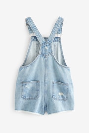 Light Blue Denim Short Dungaree (3-16yrs) - Image 6 of 7