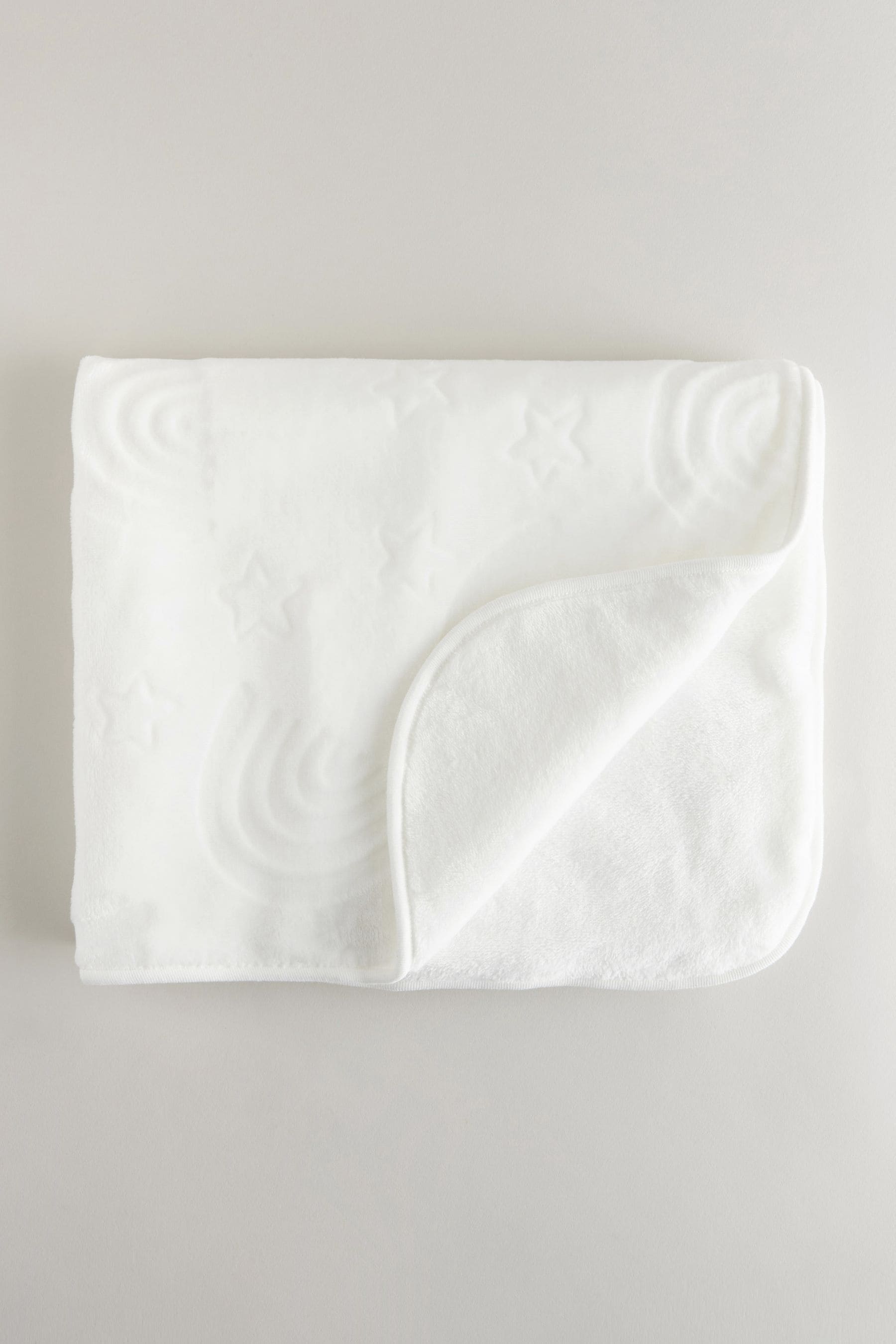 Buy White Fleece Baby Blanket from the Next UK online shop