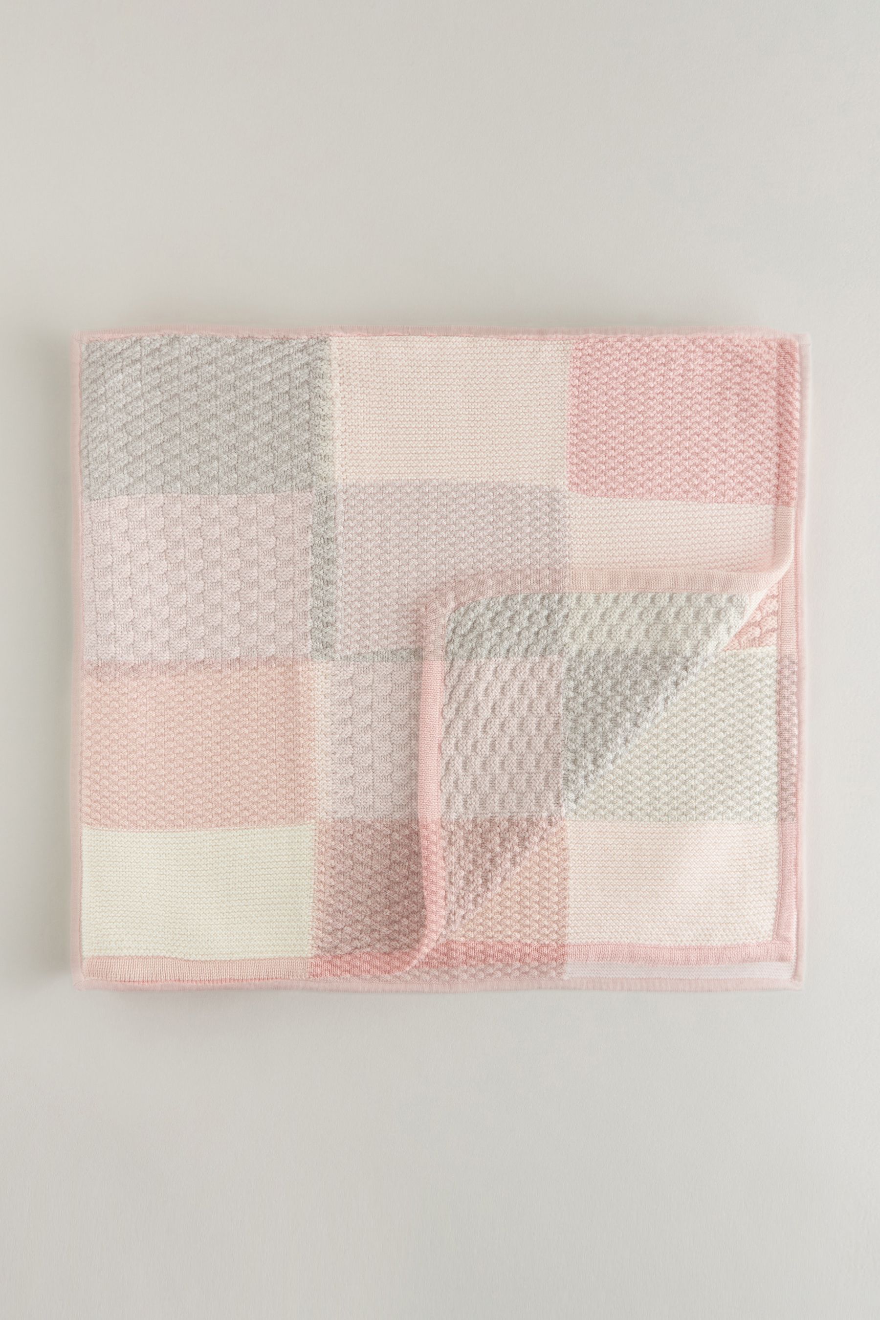 Buy Pink Patchwork 100 Cotton Baby Blanket from the Next UK online shop