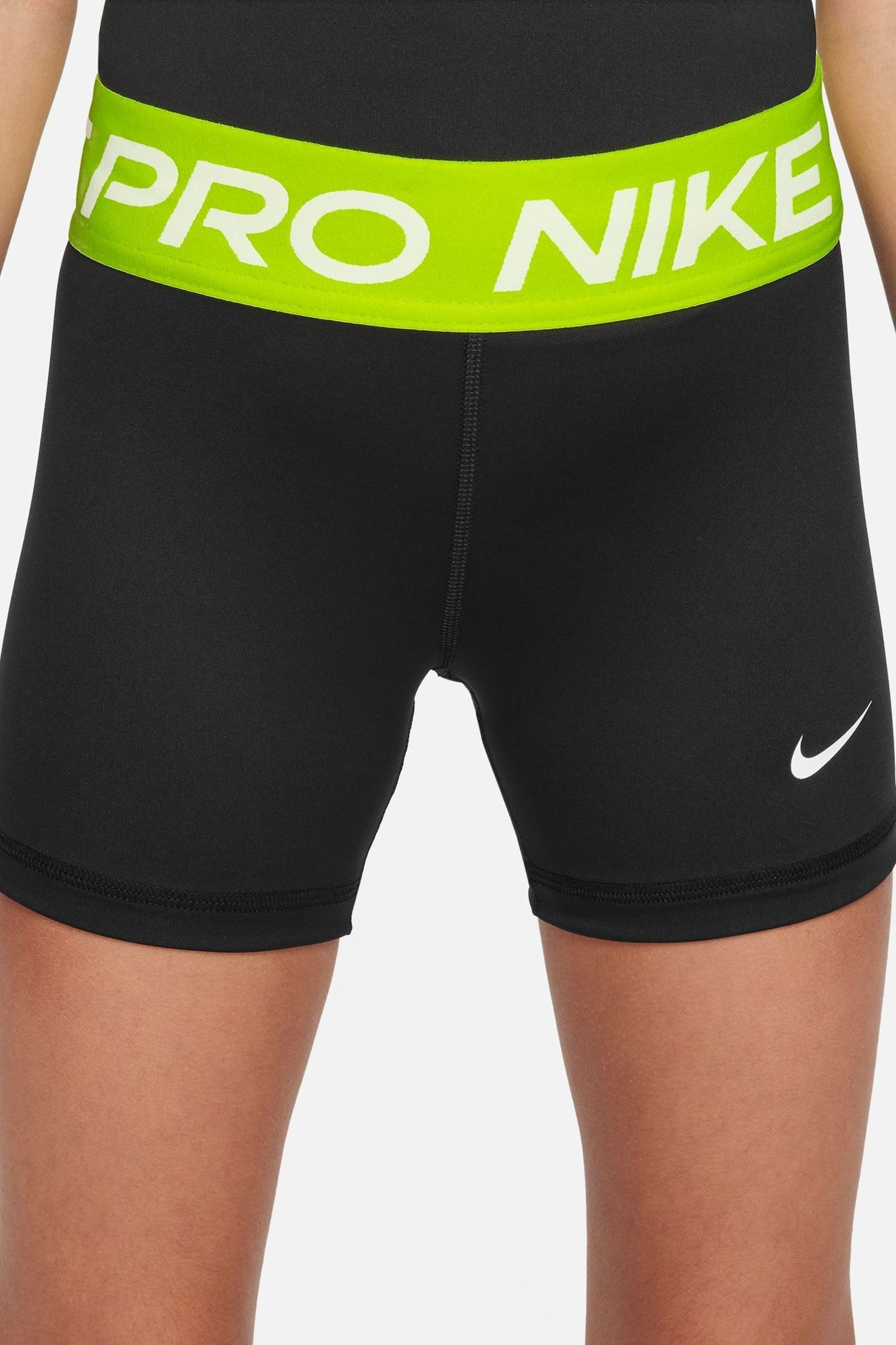 Nike pro shorts lime green on sale