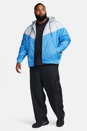 Nike Blue/Grey Sportswear Windrunner Hooded Jacket - Image 9 of 14