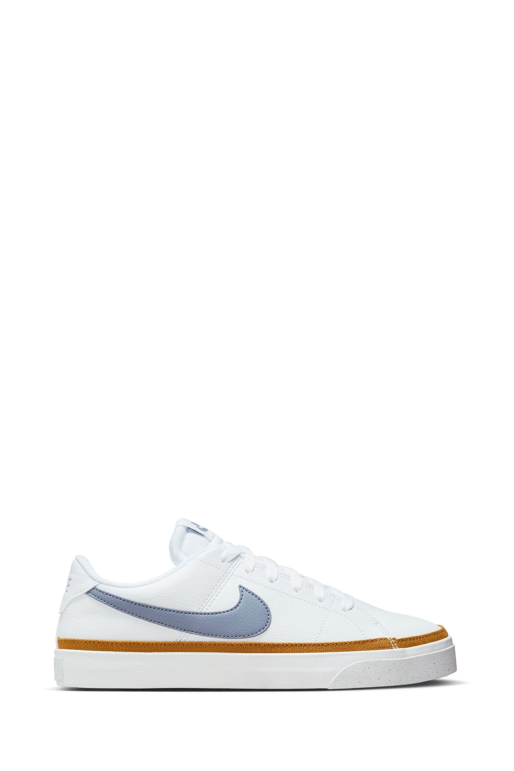 Buy Nike White Blue Court Legacy Trainers from Next Armenia