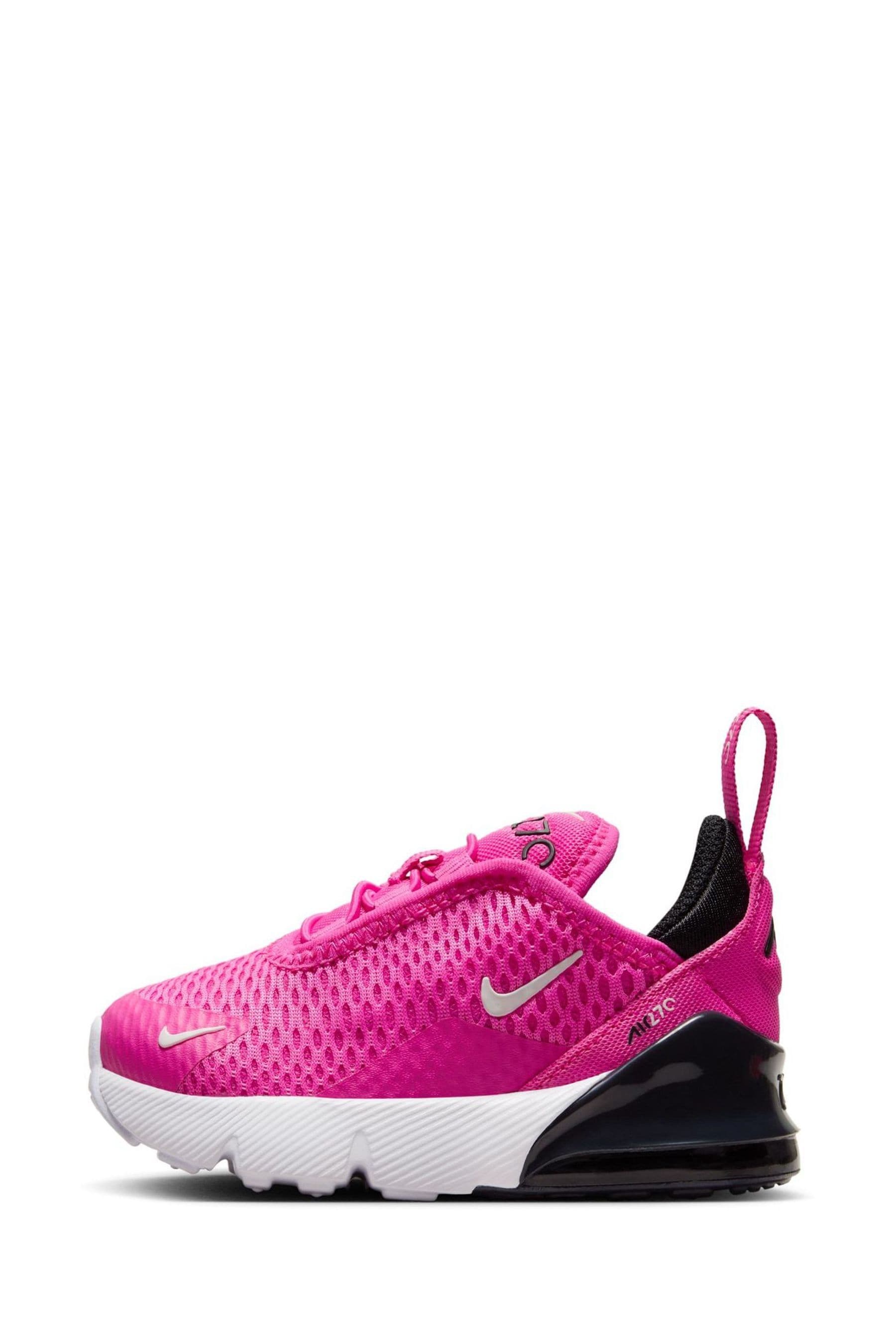 Buy Nike Pink Infant Air Max 270 Trainers from Next Malta