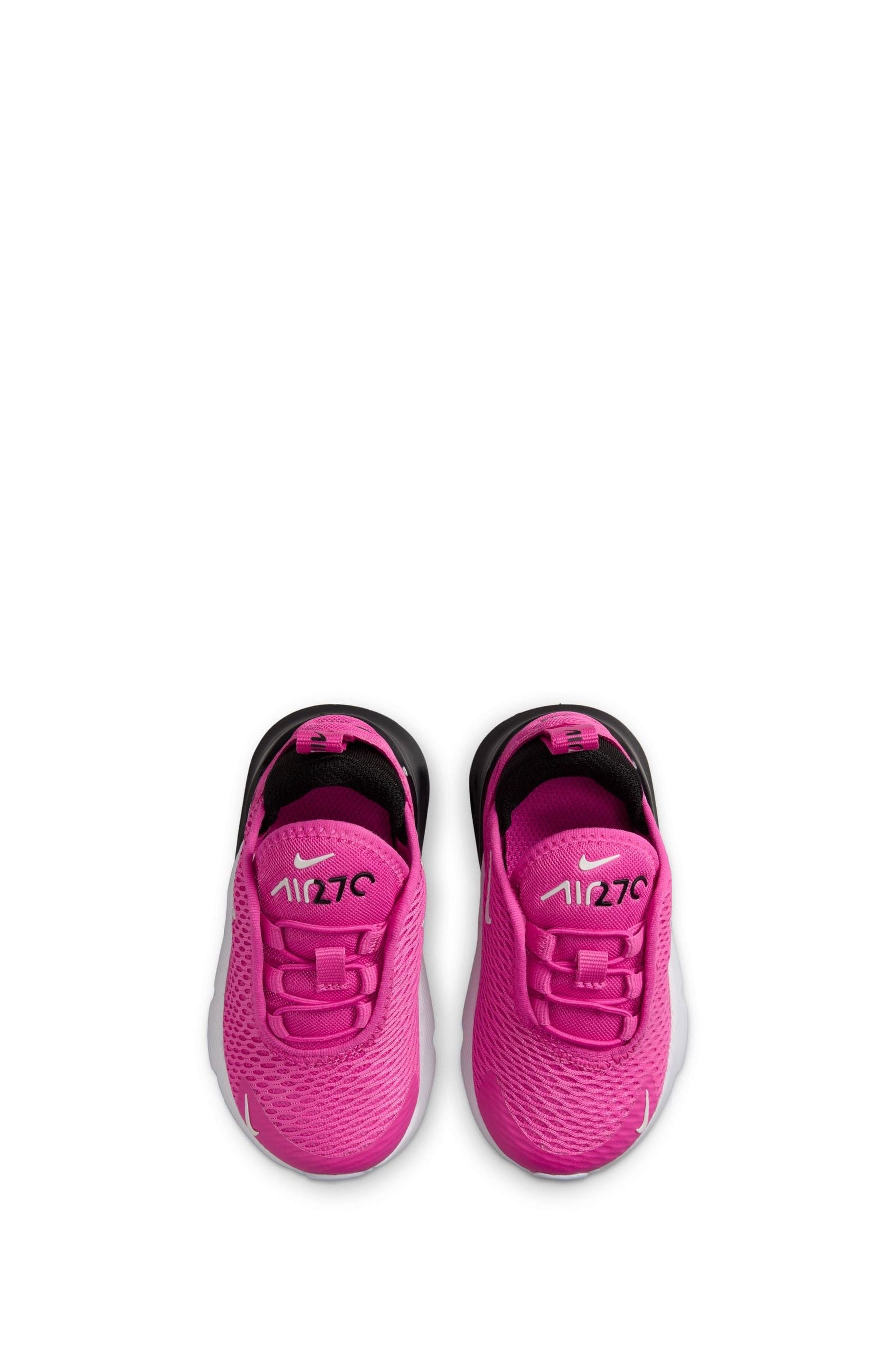 Buy Nike Pink Infant Air Max 270 Trainers from Next Luxembourg