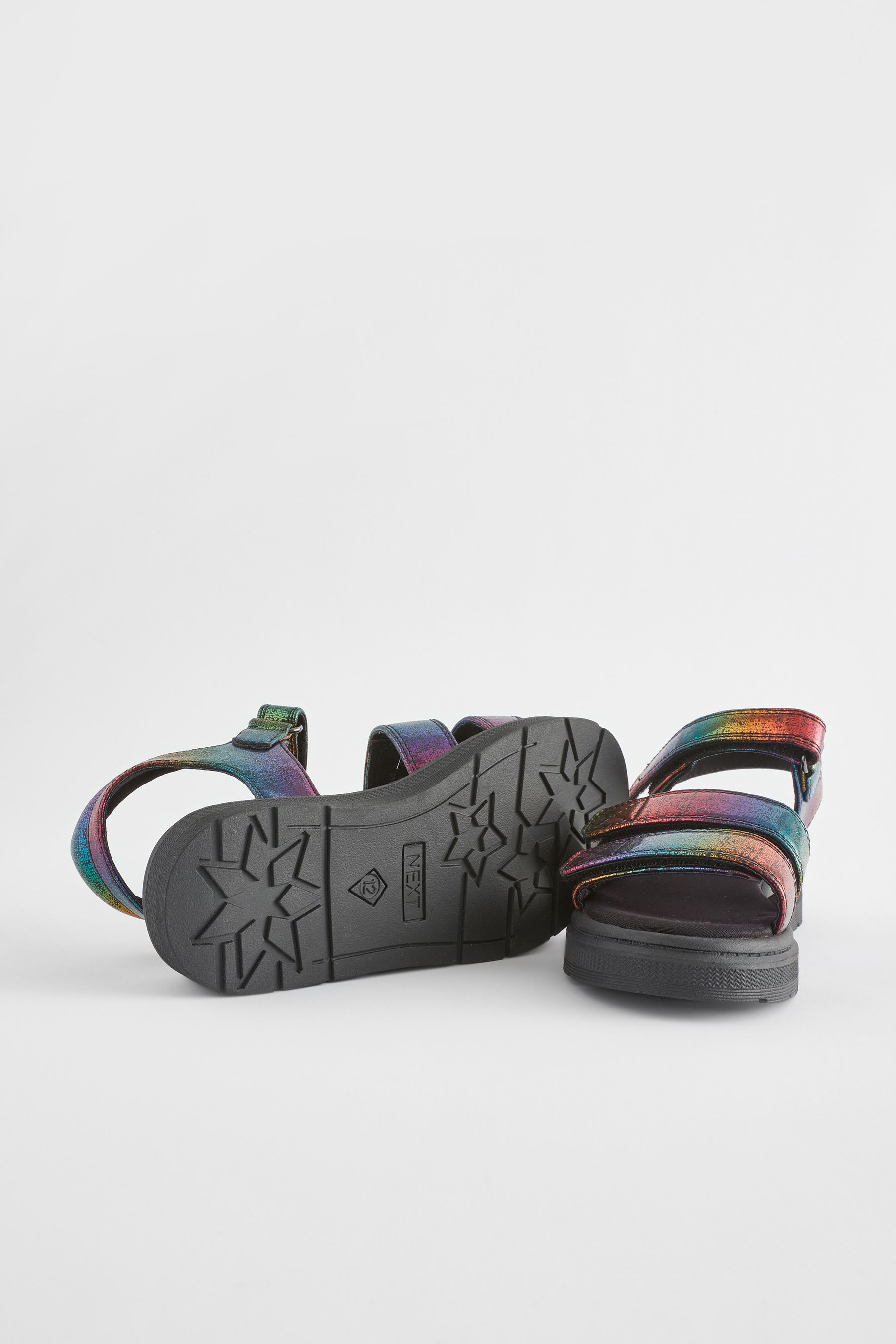 Rainbow wedge thong sandal best sale