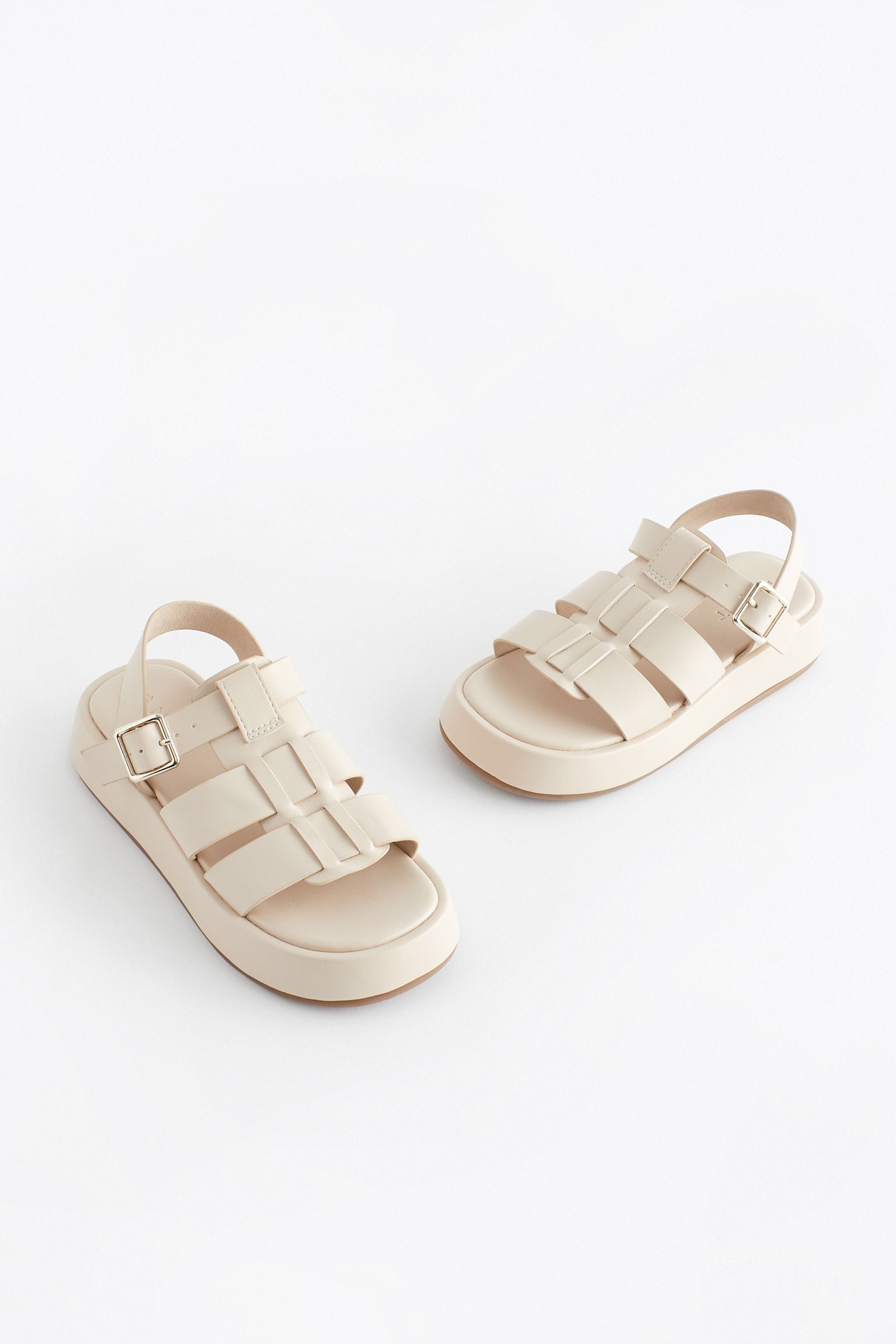Cream gladiator sandals clearance