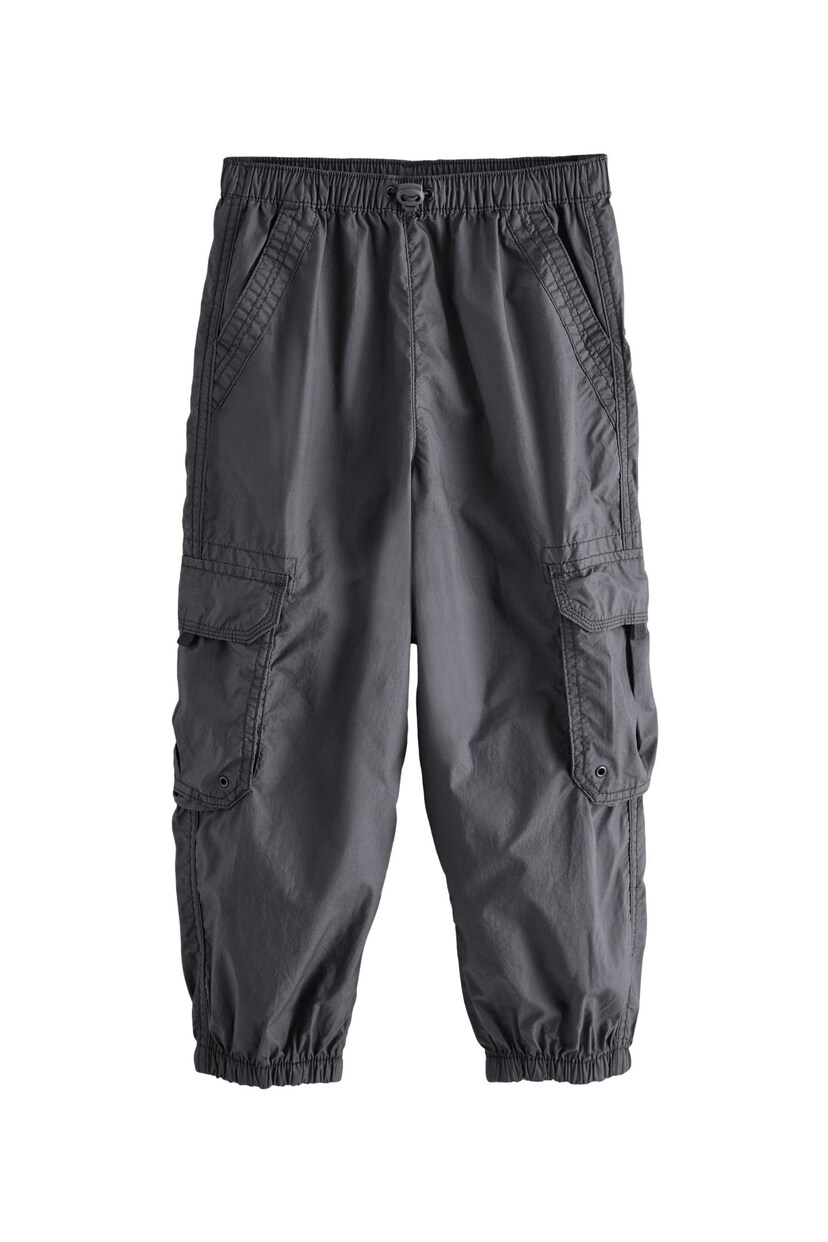 Charcoal Grey Parachute Cargo Trousers (3-16yrs) - Image 7 of 10