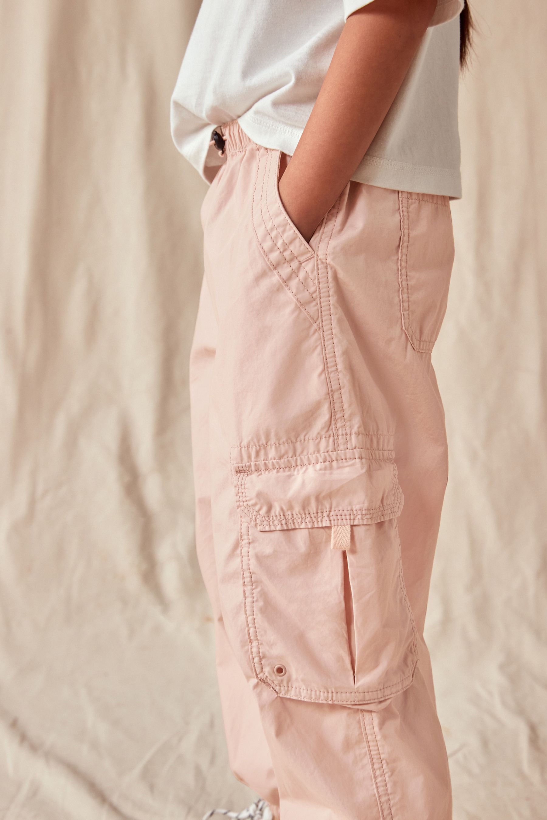 Light pink cargo trousers shop