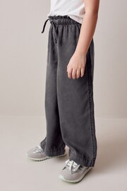 Charcoal Grey Wide Leg Trousers (3-16yrs) - Image 3 of 7