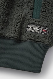 Aubin Green Kewick Borg Zip Through Sweatshirt Fleece - Image 7 of 7
