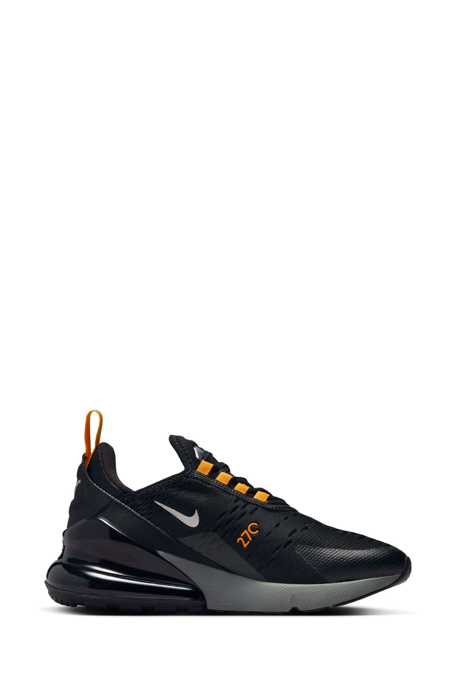 Nike 270 black and gold cheap