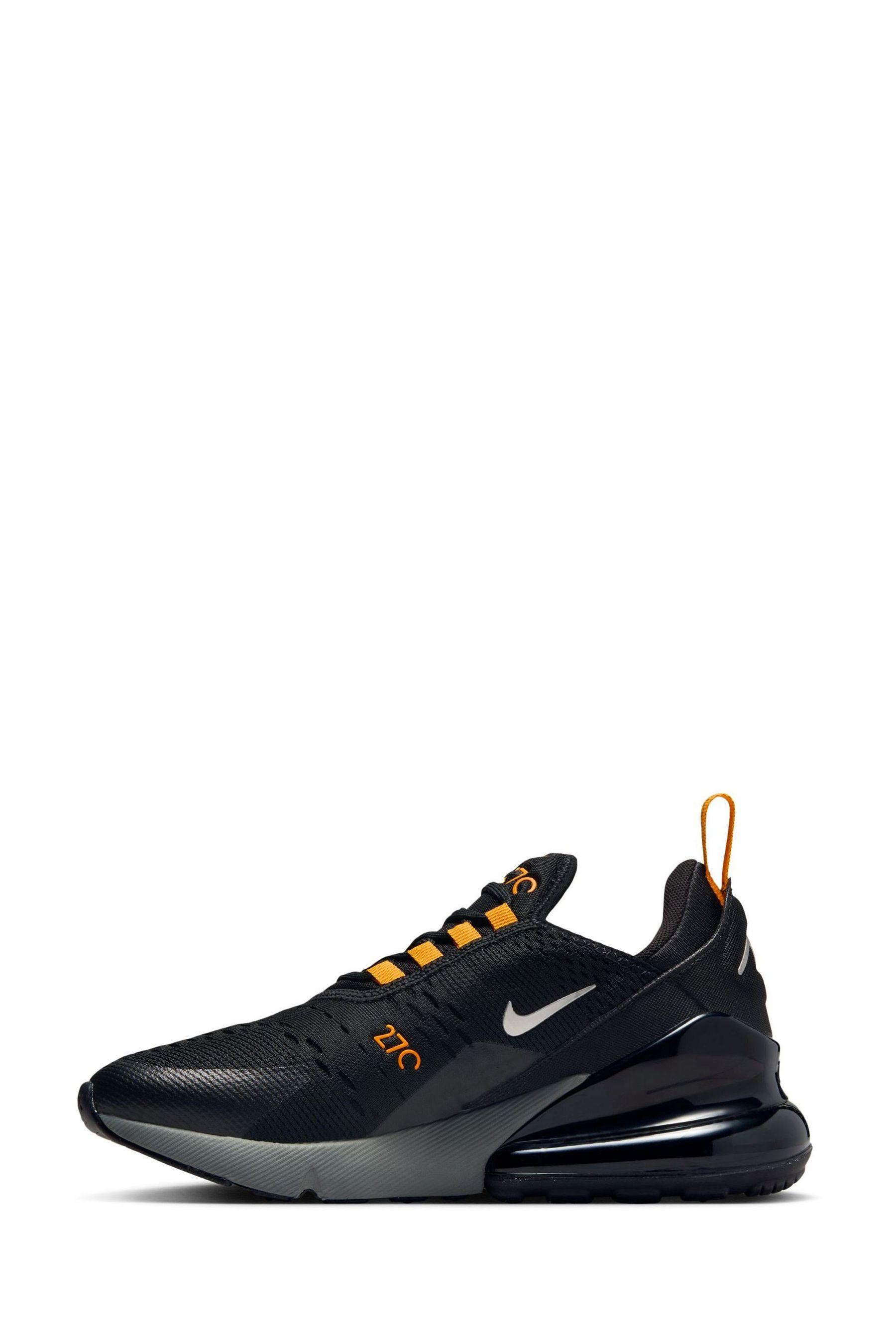 Buy Nike Black Gold Air Max 270 Youth Trainers from Next Luxembourg