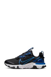 Nike Black/Navy React Vision Youth Trainers - Image 2 of 10